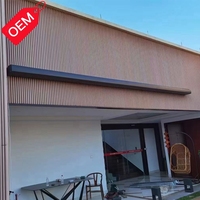 Bras cassette complet extérieur étanche automatique motorisé auvent rétractable garages auvents carports abri voiture pliable et pliable