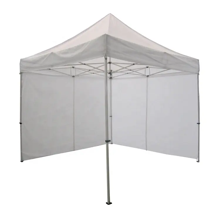 Heavy duty 10x10 white pop up wedding canopy tent with sides