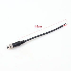 Enchufe macho DC5.5x2.5mm con manguito roscado para abrir cable con enchufe roscado hembra Kit <span class=keywords><strong>de</strong></span> cable <span class=keywords><strong>de</strong></span> alimentación - Product Image 4