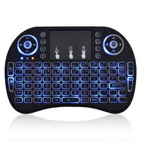 Mini Teclado Inalámbrico I8 2.4G con Panel Táctil, Retroiluminación de Color, Control Remoto para Android TV Box, Smart TV, Mini PC