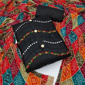 Nuevo Vestido con Bordado Intenso y Dupatta Badhani, Material para Vestido de Mujer, Venta al por Mayor - Product Image 4