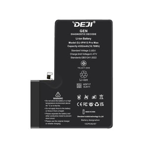 Baterí<span class=keywords><strong>a</strong></span> de Diagnóstico Original DEJI con Certificación FCC UN38.3 y Protección Contra Cortocircuitos para <span class=keywords><strong>iPhone</strong></span> <span class=keywords><strong>13</strong></span> <span class=keywords><strong>Pro</strong></span> <span class=keywords><strong>Max</strong></span> - Product Image 1