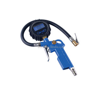 Üretici pirinç Chuck dijital lastik basınç şişirme ölçer lastik hava tabancası araba için - Product Image 3