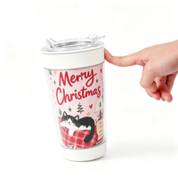 Tasse à café de Noël en gros, base stable créative, antidérapante, Père Noël, bonhomme de neige, tasse à thé fantaisie pour les fêtes, maison et bureau