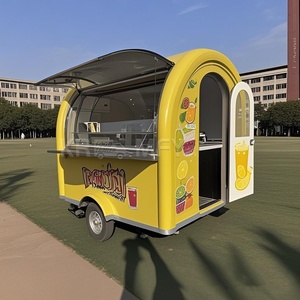 Chariot à glaces mobile entièrement équipé en fibre de verre, équipement de cuisson rapide, remorque alimentaire personnalisée pour bonbons et snacks - Product Image 6