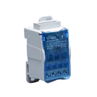 CE,TUV BusBar Conector unipolar Caja de conexiones Distribución de energía Bloques de terminales Equivalente a UKK500