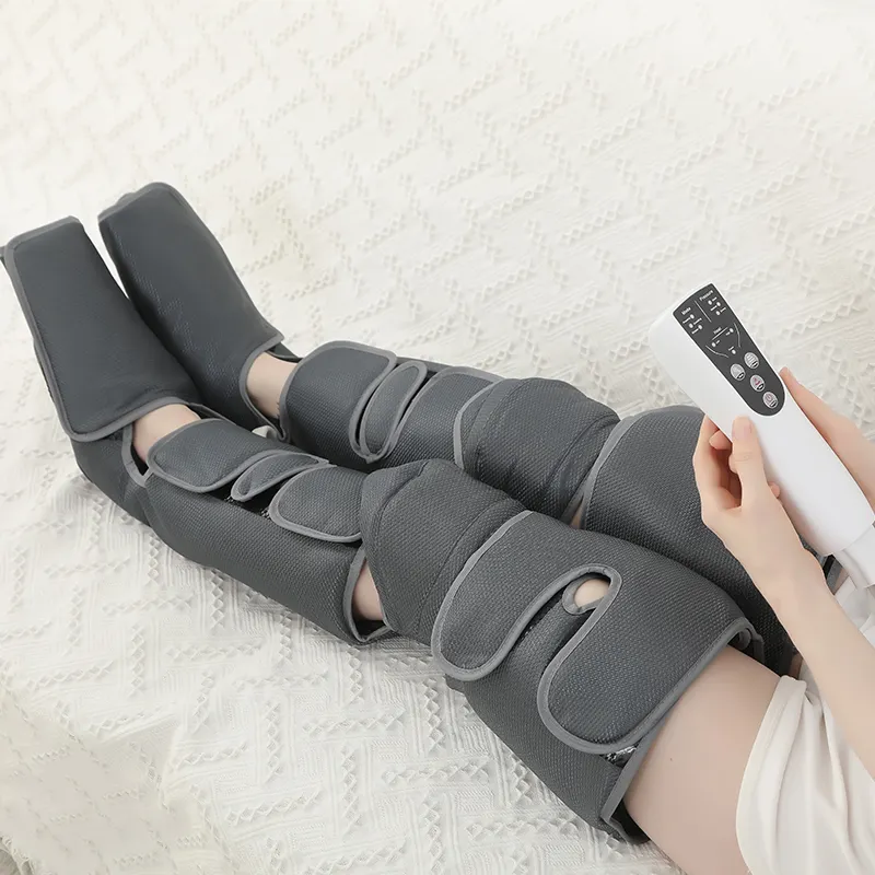 LUYAO grafeno aquecido portátil muscular relaxar ar pressão compressão perna massager
