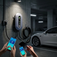 Chargeur EV mural 7 kW, chargeur EV type 2 mural 7,5 kW, chargeur mural EV