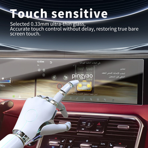 Autocollants de voiture, protection d'écran numérique Carplay, <span class=keywords><strong>film</strong></span> protecteur en verre trempé, accessoires de véhicule pour NISSAN Patrol 25-26 - Product Image 6