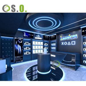 Kiosque de <span class=keywords><strong>téléphone</strong></span> portable en bois de style centre commercial moderne Comptoir d'atelier de <span class=keywords><strong>réparation</strong></span> de meubles Vitrine de meubles <span class=keywords><strong>Magasin</strong></span> de téléphonie mobile Design d'intérieur - Product Image 2