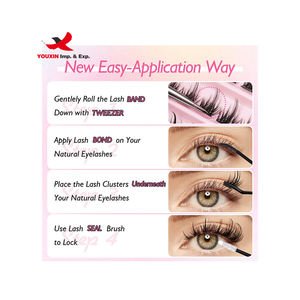 Mixed Procurement Low Price NEW Mix Cluster <b>Eyelashes</b> Individual Segmented <b>Eyelashes</b> Matte Black Bulk Volume Lashes <b>Extensions</b> - Product Image 5