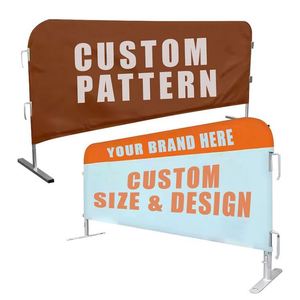 Barreras Elásticas Personalizadas para Control de Multitudes en Eventos, con Malla y Pancartas Coloridas para Eventos Deportivos al Aire Libre - Product Image 1