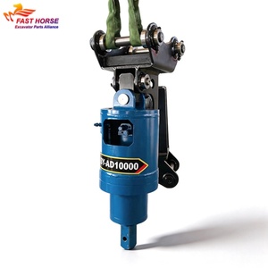 Tarière hydraulique Hangood BY-AD80 BY-AD10000 pour excavatrice de 2 à 15 tonnes, accessoire de forage pour excavatrice, tarière de terrassement - Product Image 1