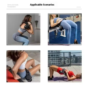 Cinturón de Empuje de Cadera para Ejercicios con Mancuernas y Pesas Rusas, con Almohadillas Antideslizantes para Glúteos - Product Image 2