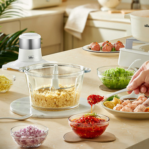 Bear Food Processor 1.8L Electric Multifunctional Meat Grinder <b>Vegetable</b> <b>Chopper</b> Garlic Mincer Kitchen Appliance - Product Image 2