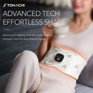 Ceinture de massage électrique EMS pour l'entraînement abdominal, le soutien lombaire et l'activation musculaire pour le remodelage corporel - Product Image 1