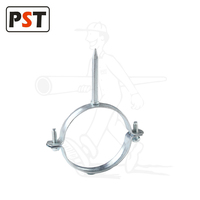 Collier de serrage carré en acier/métal électrogalvanisé pour tuyaux (en pouces)