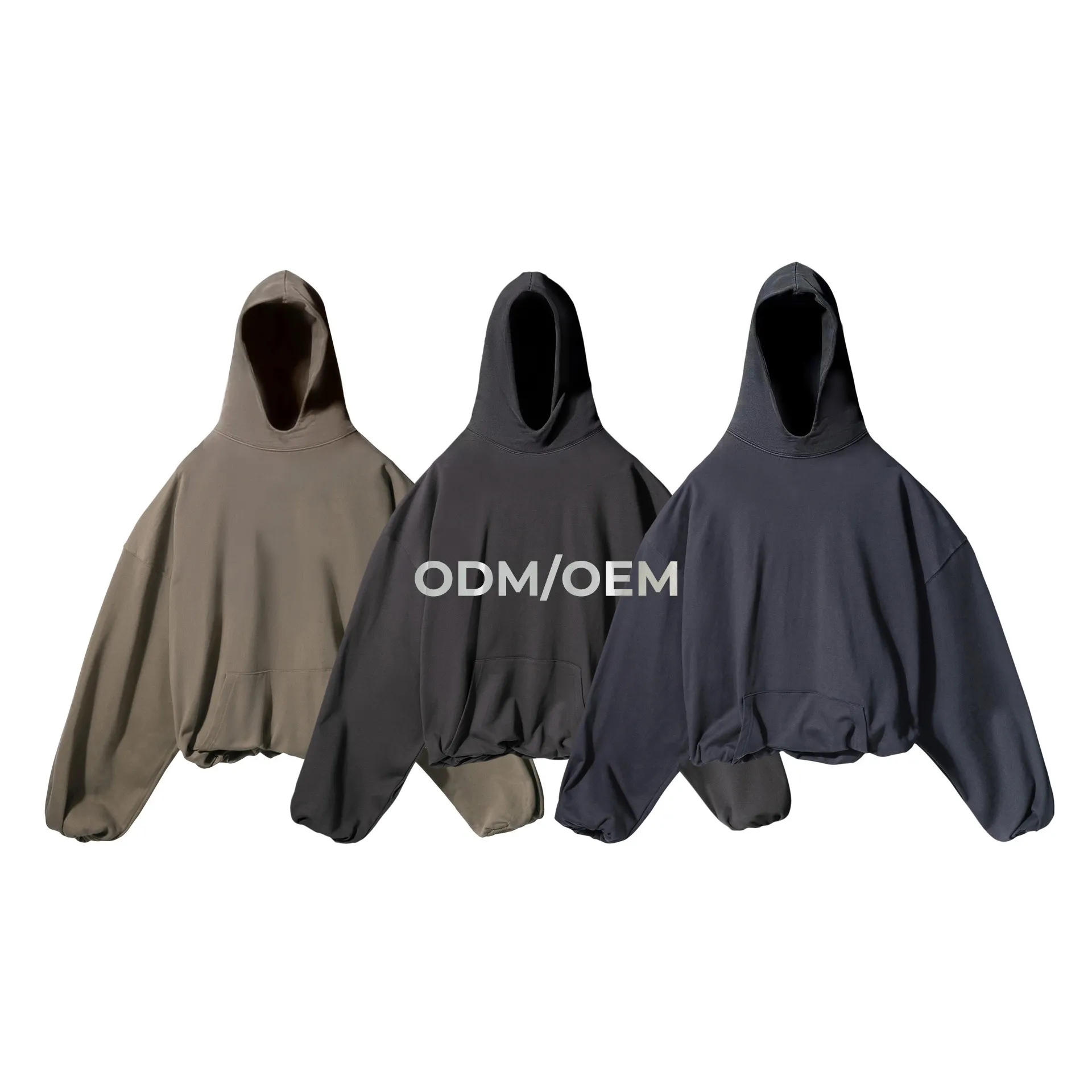 100% Cotton New Style Customize Street Swear Unisex Oversize Loose Terry Plus Size Men'S Hoodies Printed Hoodie