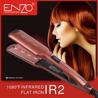 ENZO-Fer à lisser infrarouge MCH, fer plat à plaque large, fer à lisser professionnel portable, vente en gros
