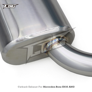 ท่อไอเสีย Catback สำหรับ Mercedes-Benz E63/E63S AMG W212 ปี 2008-2013 ยี่ห้อ Boska Racing ทำจากสแตนเลส พร้อมวาล์ว - Product Image 4