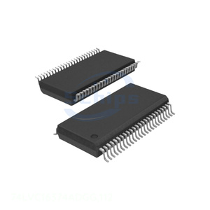 Componentes Electrónicos IC, Distribuidor Autorizado de Circuitos Integrados, CI FF TIPO D DUAL 8BIT 48TSSOP 74LVC16374ADGG112 - Product Image 1