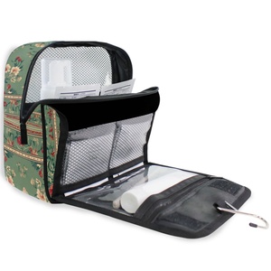 Nouvelle Arrivée Trousse de Toilette de Voyage Suspendue Hawaïenne Grande, Imprimée sur Mesure, Imperméable, Pliable, avec Fermeture Éclair et Poignée Souple - Product Image 6