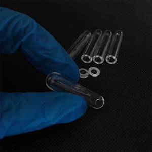 Net kuvars cam <span class=keywords><strong>Test</strong></span> tüpü korozyon dayanıklı ve bükme kaynak çoklu boyutları ile şeffaf laboratuvar ekipmanları - Product Image 6