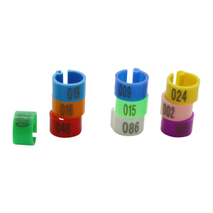 Anillas <span class=keywords><strong>para</strong></span> Patas de Palomas, 10 Colores, ID 8mm, N.º 001~100, Tipo Abierto, <span class=keywords><strong>para</strong></span> Palomas de Competición, Loros, Aves de Corral, Pollos, 100 Unidades - Product Image 3