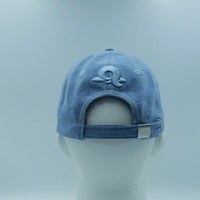 Topi Baseball Denim 6 Panel Model Snapback OEM, Terstruktur, Dapat Disesuaikan
