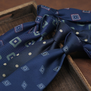 <span class=keywords><strong>Corbata</strong></span> de Seda Jacquard Bordada con Estampado Floral Negro y Marrón para <span class=keywords><strong>Hombre</strong></span>, para <span class=keywords><strong>Traje</strong></span> de Boda - Product Image 3