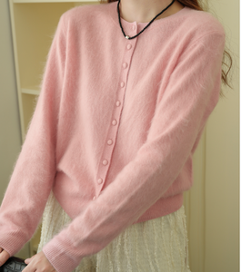 <span class=keywords><strong>Cardigan</strong></span> <span class=keywords><strong>Colorato</strong></span> di Altissima Qualità a Prezzo di Fabbrica, Nuovo Filato 2026 5% Cachemire + 95% Lana, Maglione Casual da <span class=keywords><strong>Donna</strong></span> - Product Image 4