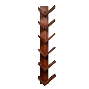 New Design Mango Wooden Texture Wine <b>Rack</b> 6 Bottles Stand Wine Bottle Holder for <b>Bar</b> Restaurant Hotel and <b>Bar</b> Decor Accessories - Product Image 5