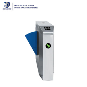 Torniquete Inteligente con Reconocimiento Facial/QR/RFID, Control de Acceso, Puerta Rápida con Motor sin Escobillas, Barrera Abatible para Entrada de Peatones - Product Image 1
