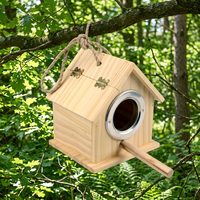 Nichoir d'incubation pour perroquets en bois de pin massif, fournitures pour la reproduction et le réchauffement des oiseaux