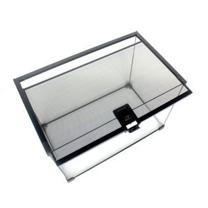 DRH Regenwald-Reptilienterrarium, Stapelbares Design mit Oberem Lüftungsgitter & Ausbruchsicheren Schlössern, Glas-Reptiliengehege - Product Image 6