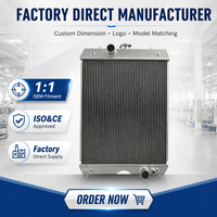 Radiateur de moteur d'excavatrice personnalisé JSY, refroidisseurs d'huile hydraulique en aluminium pour système hydraulique, refroidissement du moteur, compatible KATO