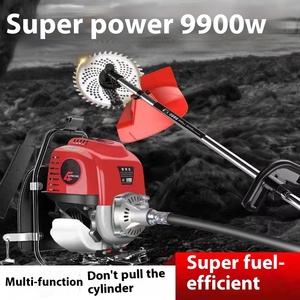 Débroussailleuse à dos thermique 4 temps haute puissance de qualité industrielle pour le désherbage agricole et le travail de récolte, 24V - Product Image 2