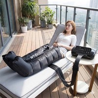Appareil de drainage lymphatique séquentiel à compression pneumatique, masseur de jambes à 6 chambres pour la circulation