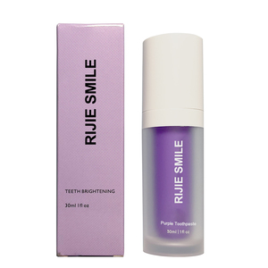 <span class=keywords><strong>Dentifrice</strong></span> blanchissant <span class=keywords><strong>violet</strong></span> RIJIE SMILE format voyage 30ml avec logo personnalisé pour l'élimination des taches et l'éclaircissement chimique des dents - Product Image 3