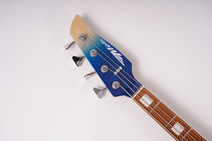 กีตาร์ไฟฟ้า MOLLO MJ-94BL ตัวบอดี้ทำจากไม้แอชลายเสือ  ผิวสีน้ำเงินไล่ระดับสดใส  คอทำจากไม้เมเปิลแคนาดา  ระบบฮัมบัคเกอร์แบบ H-H - Product Image 2