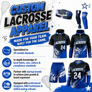 FQ En gros Sweat à capuche à manches courtes en polyester à motif graffiti 'Ice-Creammm Drip' sublimé, Maillot d'entraînement de lacrosse, Uniforme de lacrosse pour jeunes - Product Image 2