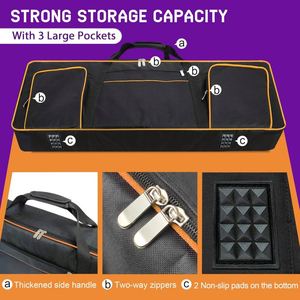 ตัวอย่างฟรีเคสคีย์บอร์ด88คีย์ผ้า600D ทนทานกระเป๋าคีย์บอร์ด88คีย์กระเป๋าคีย์บอร์ดกันน้ำ - Product Image 5