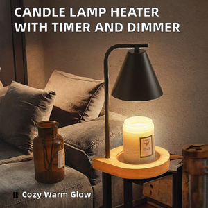Calentador de Velas Eléctrico de Plástico con Regulador de Intensidad y Temporizador - Quemador de Aroma Perfumado para Decoración del Hogar y Uso en Mesa - Product Image 2