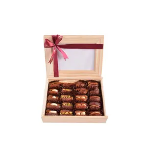Embalaje de cartón de lujo Cajas de fresas cubiertas de chocolate para fresas en embalaje de regalo de chocolate