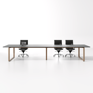 Mesa de Juntas Rectangular Personalizada con Logotipo para Sala de Juntas - Product Image 3