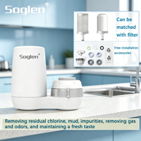 Filtre à eau domestique pour robinet, purificateur d'eau facile à installer pour la filtration de l'eau potable de la cuisine à la maison