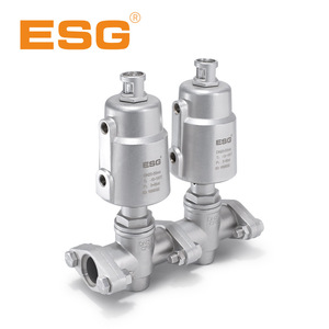 วาล์วปรับมุมสแตนเลส ESG DN25 16 บาร์ แบบหน้าแปลน สำหรับใช้งานในอุตสาหกรรม - Product Image 1