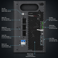 Système de batterie de secours domestique intégré en usine avec onduleur, BMS et EMS pour les distributeurs solaires et les EPC, certifié UL9540A UL1973 Amérique du Nord