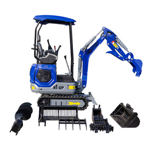 Micro pelleteuse CE phê duyệt theo dõi Crawler <span class=keywords><strong>Mini</strong></span> Máy xúc vườn máy móc Micro Digger - Product Image 3