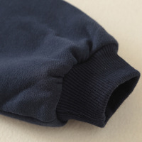 Combinaison bébé en coton pour le printemps et l'automne avec fermeture éclair en forme de C, motif lettres, manches longues pour les nouveau-nés garçons